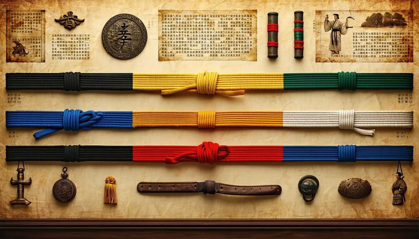 martial arts belt ranking origins