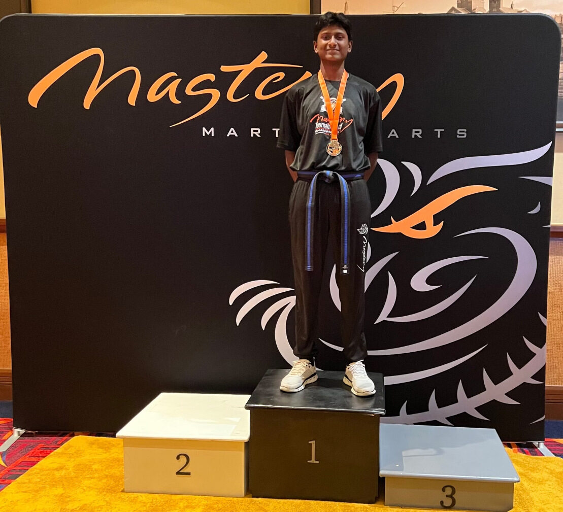 Lochan at Mastery Championship 2024 demonstrating his advanced skills